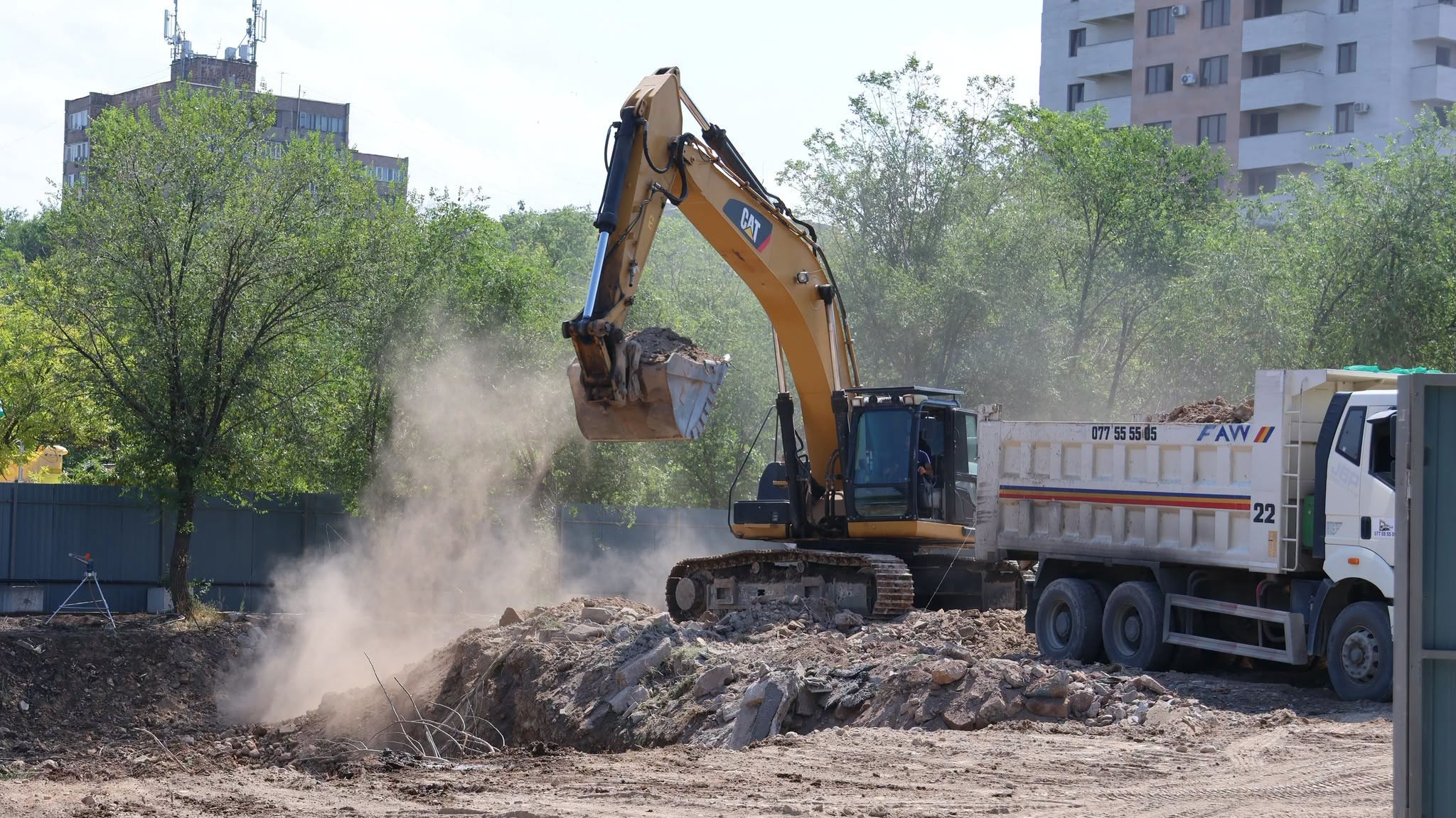 Fines Imposed for Dust Emissions at Construction Sites in Yerevan
